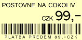 zlevňujeme poštovné, dobírka po ČR za 99,- Kč